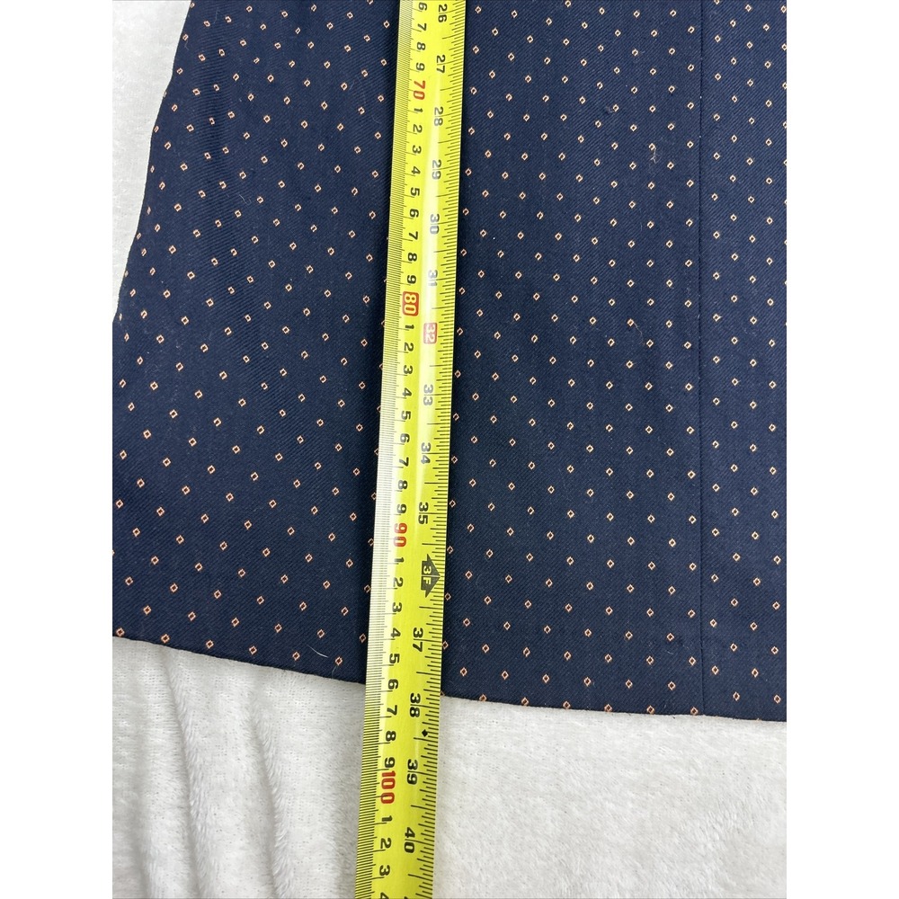 Women's Dex The Suit Shop New York Brand Dress Navy Pockets Size M A Line - Picture 8 of 9